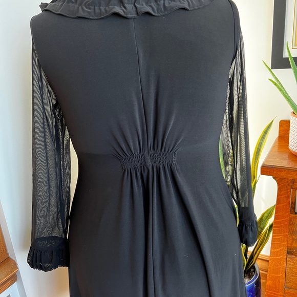 Joseph Ribkoff Mesh Sleeve Jacket - Picture 4 of 5